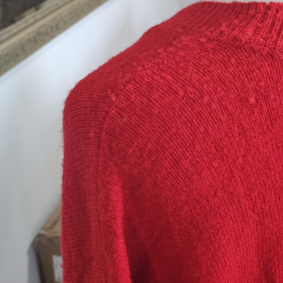 CeCe Women's Be Mine Heart Crewneck Long-Sleeve Sweater Pullover Size L - Picture 12 of 13